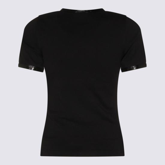 26FW 쿠레쥬 반팔 티셔츠 326JTS017JS03119999 Black - COURREGES