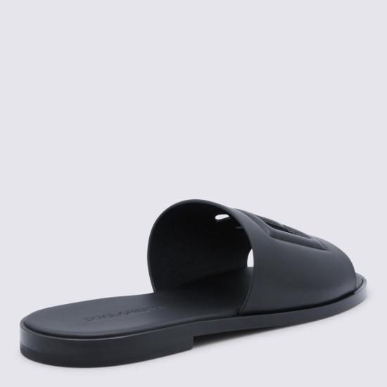 26FW 돌체앤가바나 뮬/슬리퍼 A80397A036380999 Black - DOLCE & GABBANA