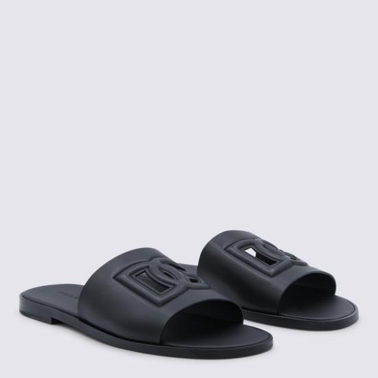 26FW 돌체앤가바나 뮬/슬리퍼 A80397A036380999 Black - DOLCE & GABBANA
