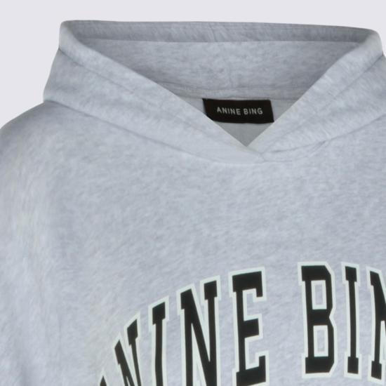 26FW 애니빙 후드 티셔츠 A0812493GRM1 Grey - ANINE BING