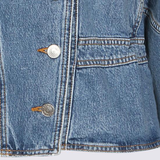 26FW 이자벨마랑에뚜왈 돌리 코튼 데님 재킷 돌리 코튼 데님 재킷 26PVE0614FAD1H02I30LU Blue - ISABEL MARANT ETOILE