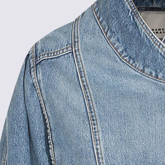 26FW 이자벨마랑에뚜왈 돌리 코튼 데님 재킷 돌리 코튼 데님 재킷 26PVE0614FAD1H02I30LU Blue - ISABEL MARANT ETOILE
