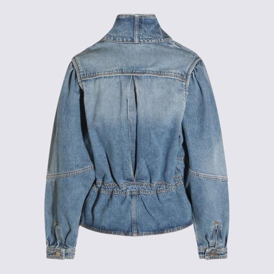 26FW 이자벨마랑에뚜왈 돌리 코튼 데님 재킷 돌리 코튼 데님 재킷 26PVE0614FAD1H02I30LU Blue - ISABEL MARANT ETOILE