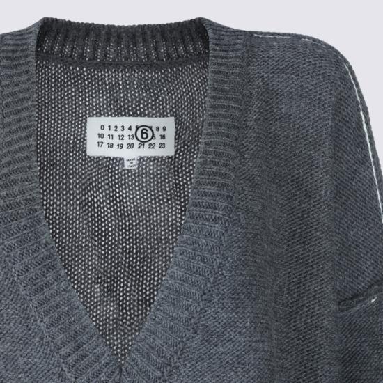 26FW MM6 메종마르지엘라 스웨터 S52HN0016M13289859M Grey - MM6 MAISON MARGIELA
