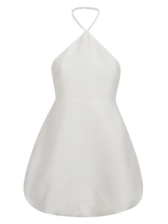 26SS 발렌시아가 숏 원피스 872264WTUT229002 White