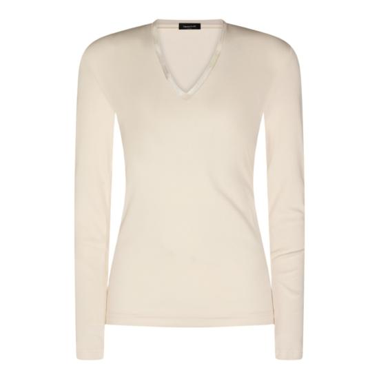 26FW 파비아나 필리피 긴팔 티셔츠 JED216F604L9070145 Neutrals
