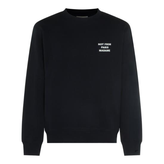 26FW 드롤드무슈 긴팔 티셔츠 PERMSW149CO127NY Black