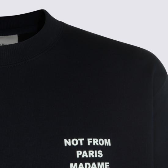 26FW 드롤드무슈 긴팔 티셔츠 PERMSW149CO127NY Black - DROLE DE MONSIEUR