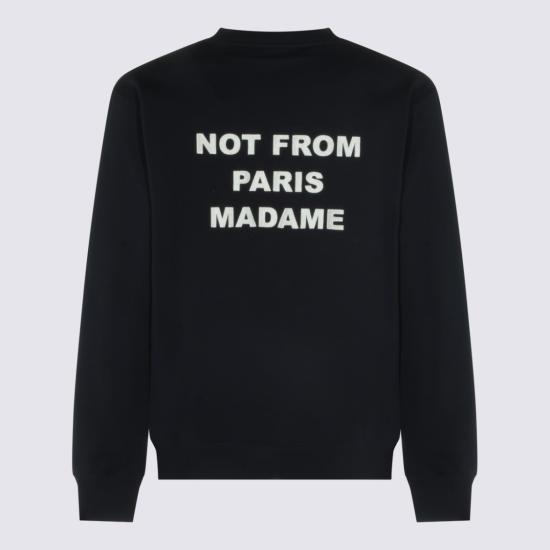 26FW 드롤드무슈 긴팔 티셔츠 PERMSW149CO127NY Black - DROLE DE MONSIEUR