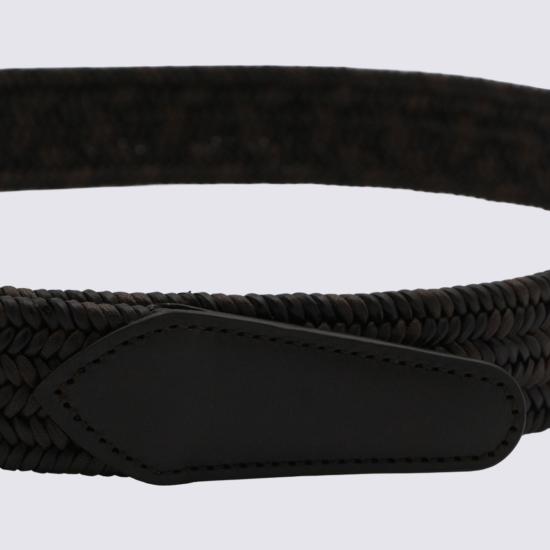 26FW 카날리 가죽 벨트 50CKA00532510 Black - CANALI
