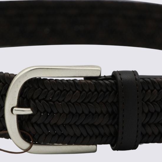 26FW 카날리 가죽 벨트 50CKA00532510 Black - CANALI