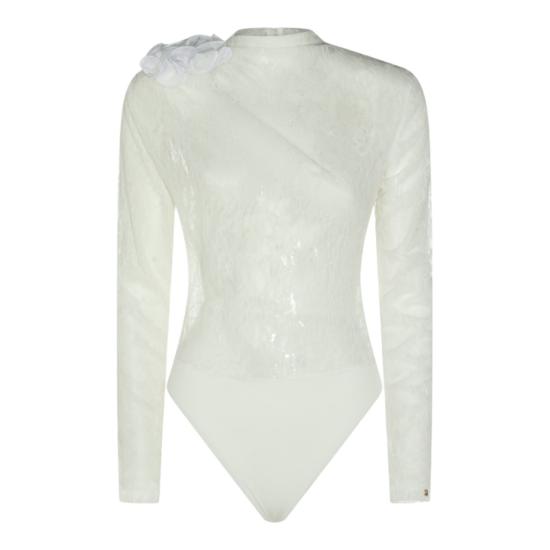 26SS 니사 바디수트 티셔츠 BODY16528WHITE
