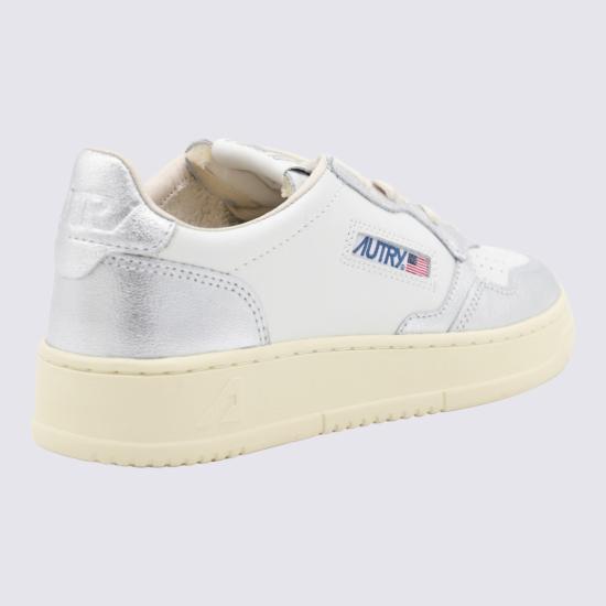 26FW 오트리 메달리스트 로우 레더 스니커즈 AULWWB18 White - AUTRY