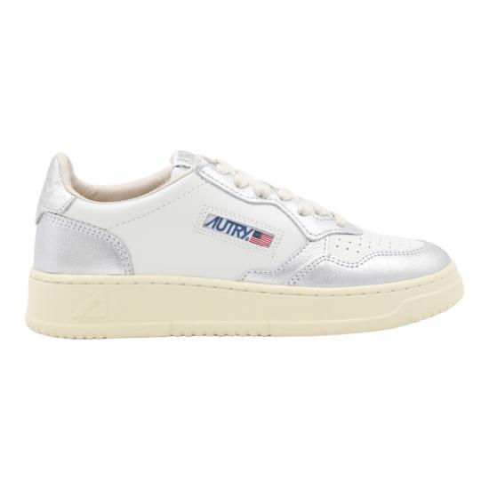 26FW 오트리 메달리스트 로우 레더 스니커즈 AULWWB18 White
