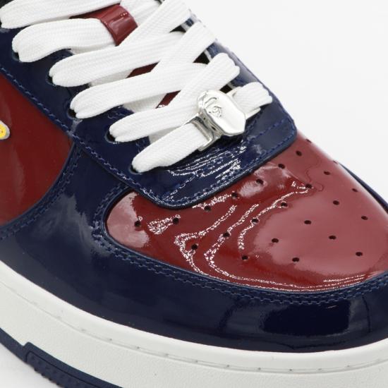 26SS 베이프 스니커즈 001FWM301305MBURGUNDY Blue - BAPE