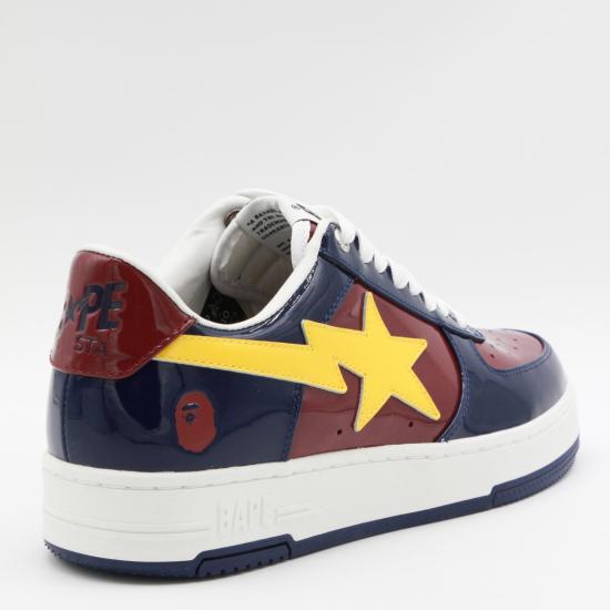 26SS 베이프 스니커즈 001FWM301305MBURGUNDY Blue - BAPE