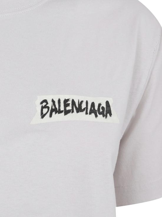 26SS 발렌시아가 반팔 티셔츠 850990WTTVL69012 White - BALENCIAGA
