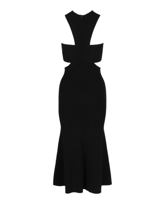  알렉산더 맥퀸 롱 원피스 734602 Q1A47 1000 00002 S Black - ALEXANDER MCQUEEN