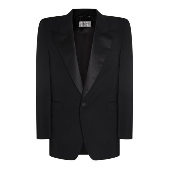 25FW 생로랑 수트 자켓 844999Y7E631000 Black