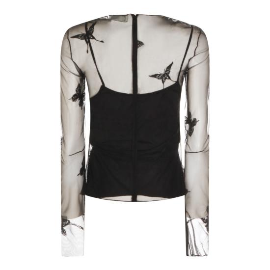 26SS 블루마린 블라우스 P644C262AF0990 Black - BLUMARINE