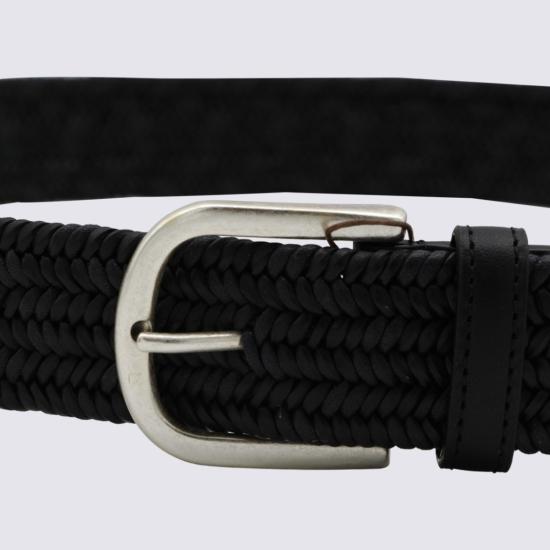 26FW 카날리 가죽 벨트 50CKA00532110 Black - CANALI