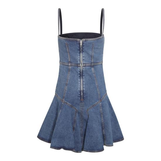  알렉산더 맥퀸 데님 원피스 757459QMACH4164 Blue - ALEXANDER MCQUEEN