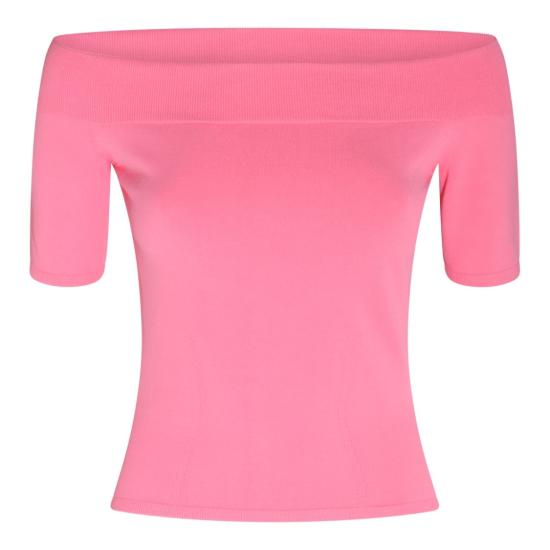  알렉산더 맥퀸 반팔 티셔츠 669510Q1AV45100 Pink