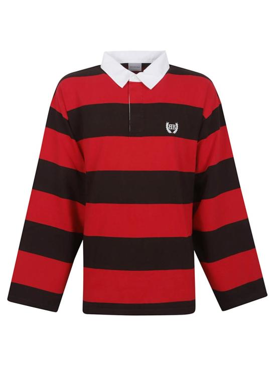 26SS 발렌시아가 폴로 티셔츠 871656MTUVL51273 Red