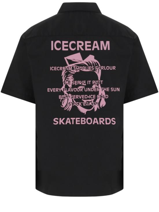 26FW 아이스크림 폴로 티셔츠 ICSH26222BLACK - ICECREAM