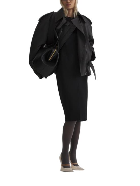 26FW 뮈글러 미디 원피스 26F1RO 18691020 1999 Black