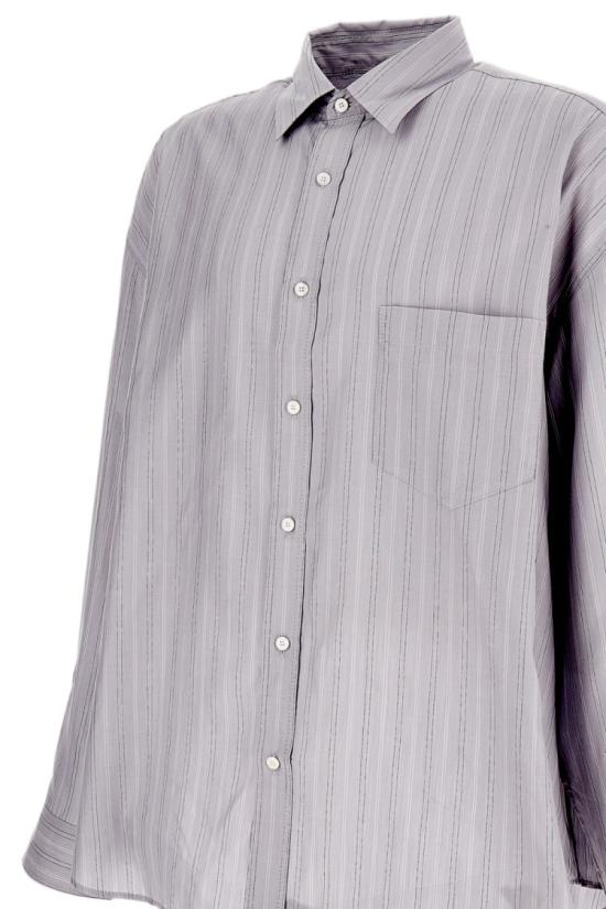 26SS 아크네 스튜디오 스트라이프 버튼업 BB0698AM4 Grey - ACNE STUDIOS