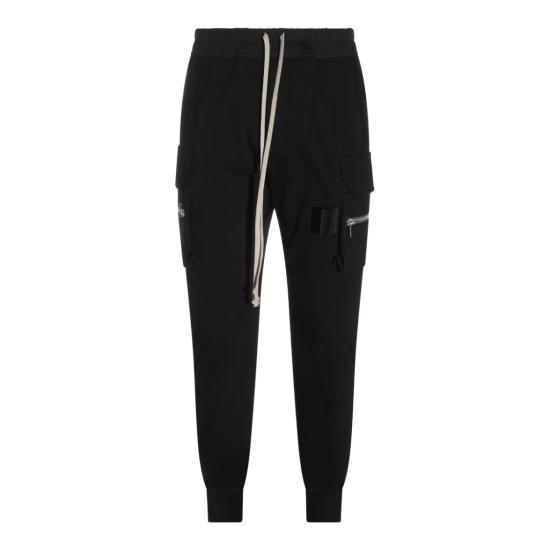 26FW 릭 오웬스 트레이닝/조거 팬츠 RU02F4396BA09 Black
