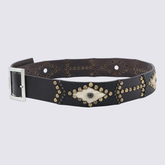 26FW 골든구스 레귤러 벨트 GWA00845A00090083398 Black - GOLDEN GOOSE