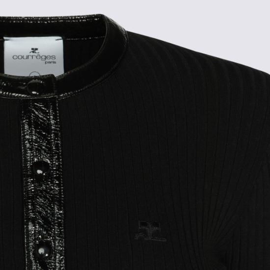 26FW 쿠레쥬 가디건 326MGI056FI00019999 Black - COURREGES