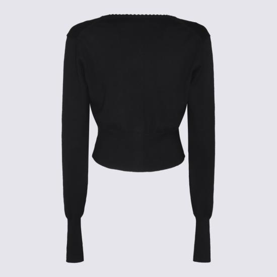 26FW 비비안웨스트우드 베아 크롭드 가디건 1803002UY001VN402 Black - VIVIENNE WESTWOOD
