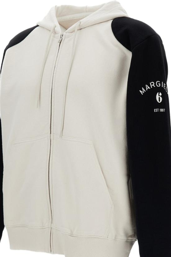 26FW MM6 메종마르지엘라 후드 티셔츠 SH0HG0009M25014962 White - MM6 MAISON MARGIELA