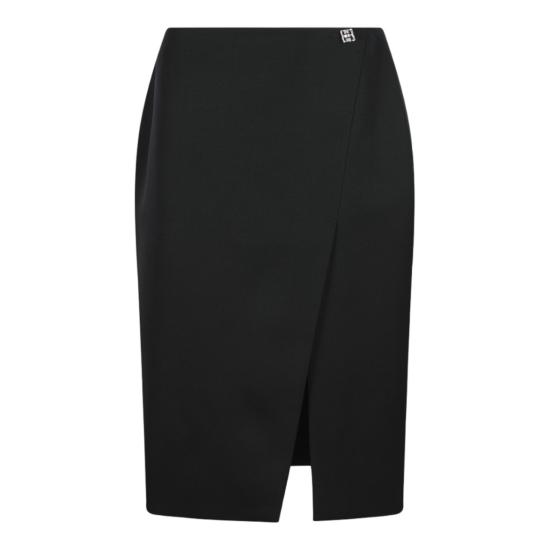  지방시 미디 스커트 BW40V615CT001 Black