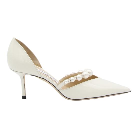 26FW 지미추 힐/펌프스 AURELIE65XKM081087 White