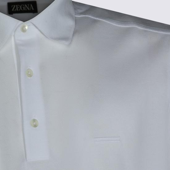 26SS 에르메네질도제냐 폴로 티셔츠 RUH348A3H794N00 White - ERMENEGILDO ZEGNA