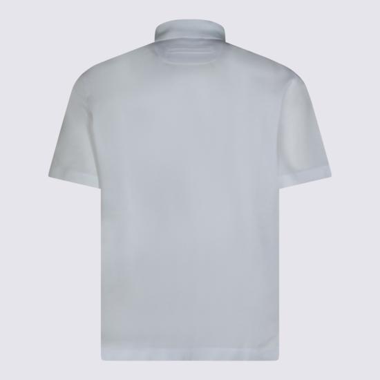26SS 에르메네질도제냐 폴로 티셔츠 RUH348A3H794N00 White - ERMENEGILDO ZEGNA