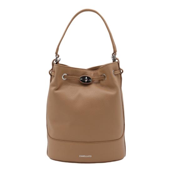26FW 자넬라토 토트백 068980S0040000Z0294 Brown