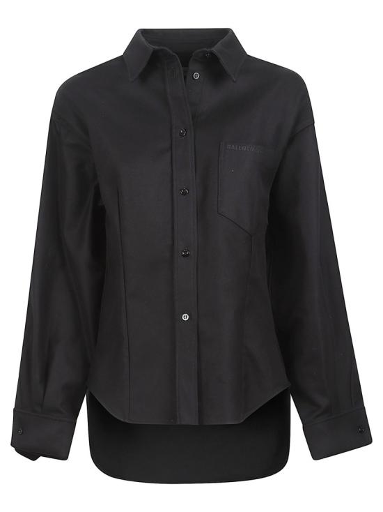 26SS 발렌시아가 셔츠 872318WTUP181000 Black
