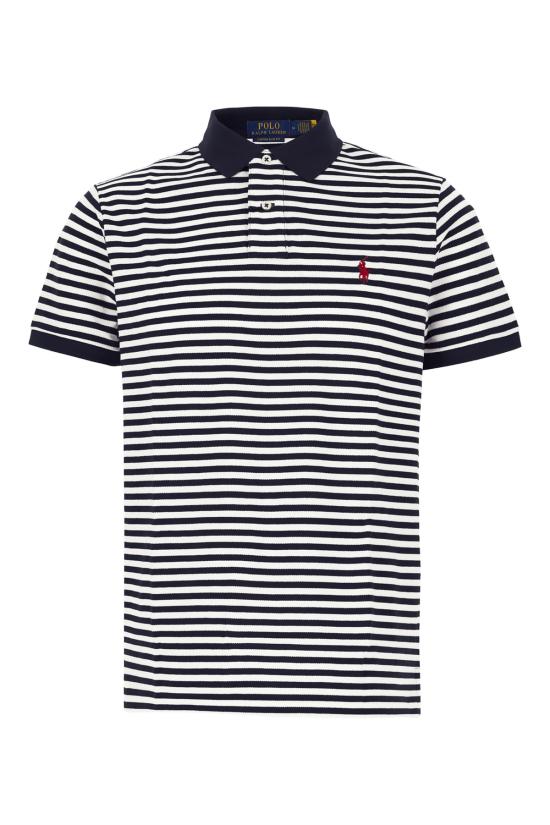 26SS 폴로 랄프로렌 폴로 티셔츠 710956682 500 NEWPORT NAVY WHITE