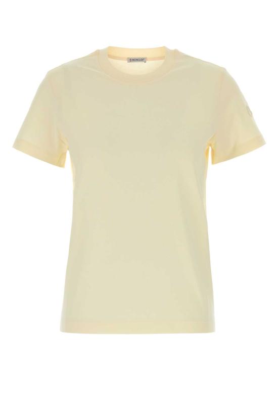 26FW 몽클레어 반팔 티셔츠 L20938C0002089AUO 034 Yellow