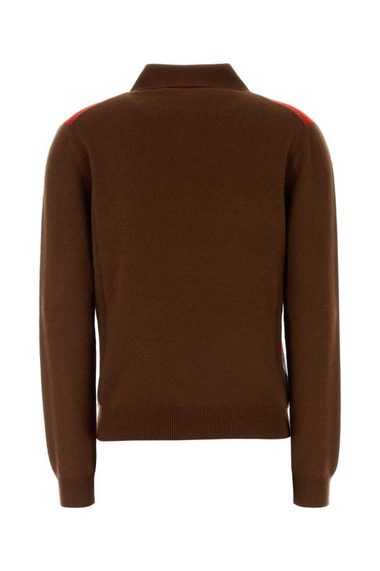 26FW 프라다 스웨터 P24G3PSOOO6519 F0CQJ Brown - PRADA