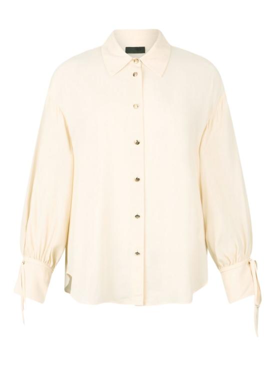 25FW 리우조 셔츠 CF5198 T2578X0726 Ivory - LIU JO