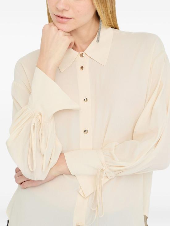 25FW 리우조 셔츠 CF5198 T2578X0726 Ivory - LIU JO