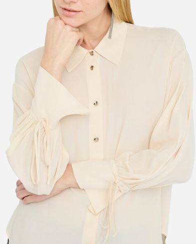 25FW 리우조 셔츠 CF5198 T2578X0726 Ivory - LIU JO