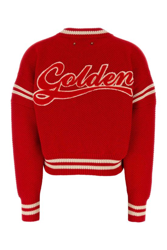 26FW 골든구스 스웨터 GWP02794P002672 40605 Red - GOLDEN GOOSE