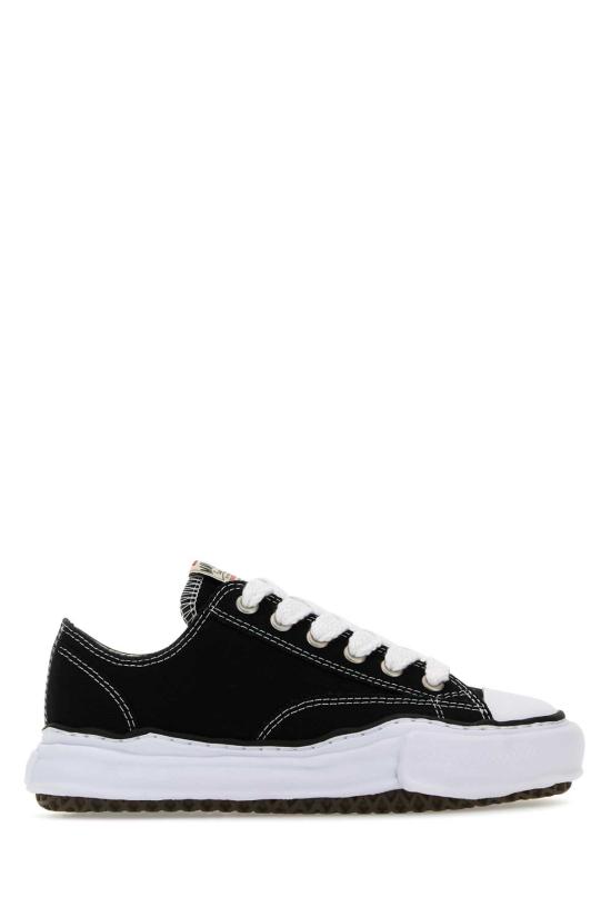 26FW 메종 미하라 야스히로 피터슨 OG 솔 캔버스 로우 A01FW702 BLACK